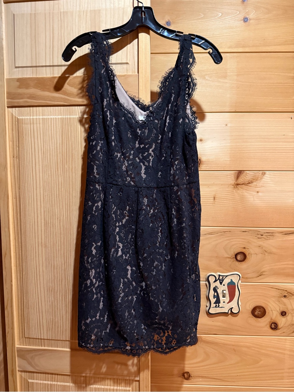 Joie Black Lace Mini Dress